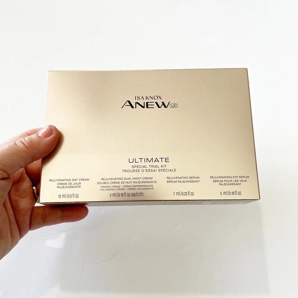 Isa Knox ANEW LX Ultimate Special 4 Piece Trial Kit Avon New Sealed Travel Size